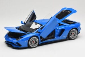Lamborghini Aventador S LP740-4 Blue Nila AUTOart 1:18 79134 Metalli — kuva 2 / 8