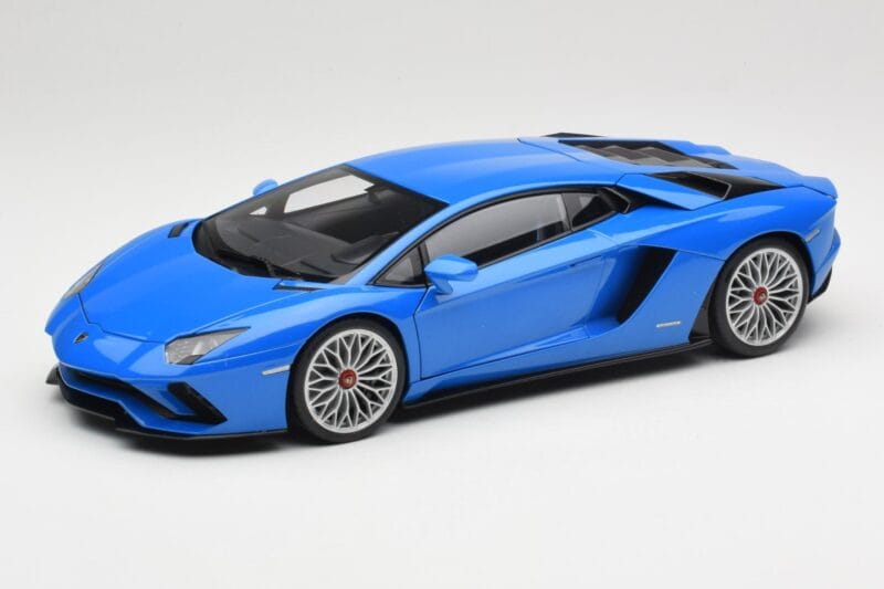 Lamborghini Aventador S LP740-4 Blue Nila AUTOart 1:18 79134 Metalli