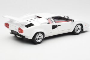 Lamborghini Countach LP500S Valkoinen Kyosho 1:18 08320E Metalli — kuva 3 / 8