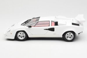 Lamborghini Countach LP500S Valkoinen Kyosho 1:18 08320E Metalli — kuva 4 / 8