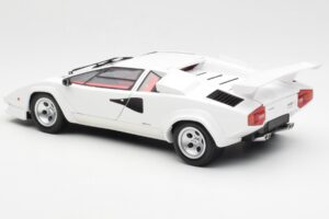 Lamborghini Countach LP500S Valkoinen Kyosho 1:18 08320E Metalli — kuva 7 / 8