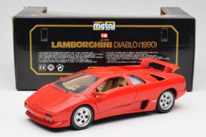 Lamborghini Diablo Punainen Bburago 1:18 3028-M1 Metalli — kuva 8 / 8