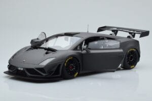 Lamborghini Gallardo GT3 FL2 Tummanharmaa AUTOart 1:18 81360 Metalli — kuva 2 / 8