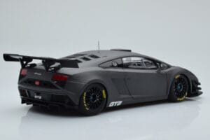 Lamborghini Gallardo GT3 FL2 Tummanharmaa AUTOart 1:18 81360 Metalli — kuva 3 / 8