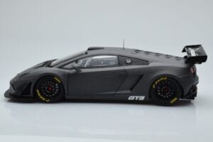 Lamborghini Gallardo GT3 FL2 Tummanharmaa AUTOart 1:18 81360 Metalli — kuva 4 / 8