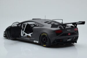 Lamborghini Gallardo GT3 FL2 Tummanharmaa AUTOart 1:18 81360 Metalli — kuva 5 / 8