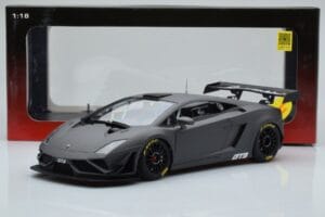 Lamborghini Gallardo GT3 FL2 Tummanharmaa AUTOart 1:18 81360 Metalli — kuva 8 / 8