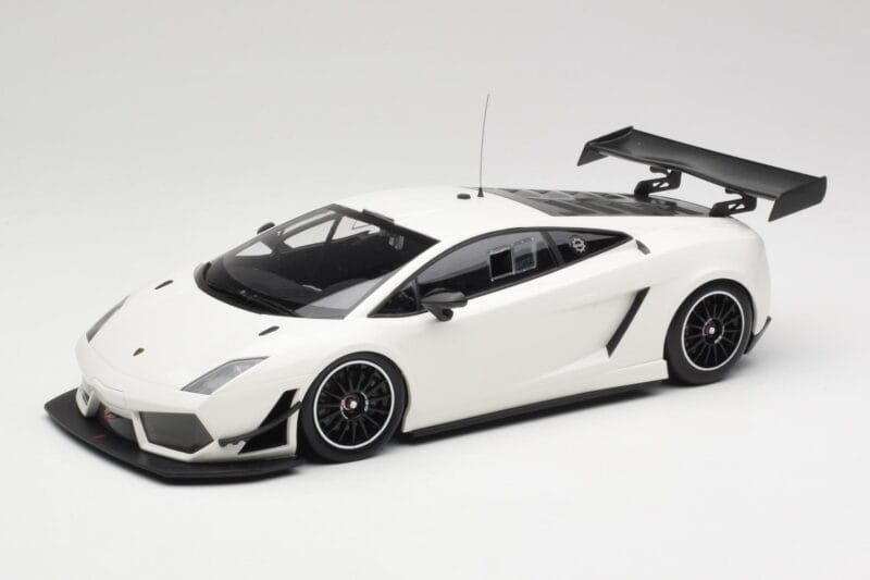 Lamborghini Gallardo LP600+ GT3 Bianco Monocerus Minichamps 1:18 151111102 Metalli