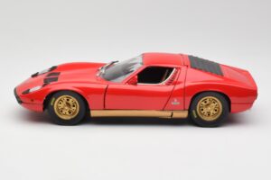 Lamborghini Miura Punainen Anson 1:18 30302 Metalli — kuva 4 / 8