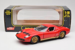 Lamborghini Miura Punainen Anson 1:18 30302 Metalli — kuva 8 / 8