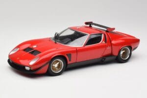 Lamborghini Miura SVR Punainen & Musta Kyosho 1:18 08319R Metalli