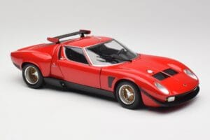 Lamborghini Miura SVR Punainen & Musta Kyosho 1:18 08319R Metalli — kuva 6 / 8