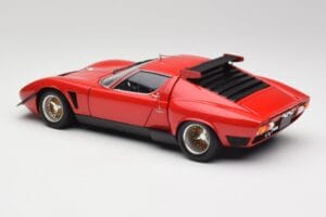 Lamborghini Miura SVR Punainen & Musta Kyosho 1:18 08319R Metalli — kuva 7 / 8