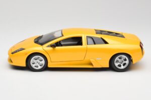 Lamborghini Murcielago LP640 Keltainen Bburago 1:18 23124646-M1 Metalli — kuva 4 / 8