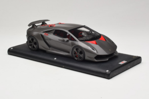 Lamborghini Sesto Elemento Matte Black MR Collection 1:18 LAMB054 Hartsi — kuva 4 / 6