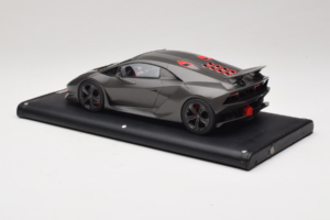 Lamborghini Sesto Elemento Matte Black MR Collection 1:18 LAMB054 Hartsi — kuva 5 / 6