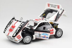 Lancia 037 #1 G. Cunico / E. Bartolich Targa Florio Winner 1983 Kyosho 1:18 08302H Metalli — kuva 2 / 8