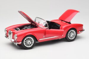 Lancia Aurelia B24 Spider Punainen Bburago 1:18 3010 Metalli — kuva 2 / 8