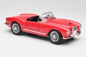 Lancia Aurelia B24 Spider Punainen Bburago 1:18 3010 Metalli — kuva 6 / 8