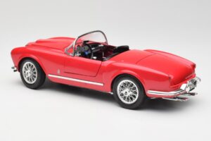 Lancia Aurelia B24 Spider Punainen Bburago 1:18 3010 Metalli — kuva 7 / 8