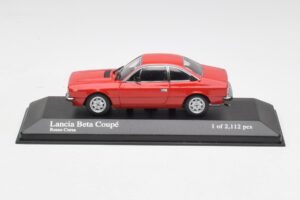 Lancia Beta Coupe Punainen Minichamps 1:43 400125720 Metalli