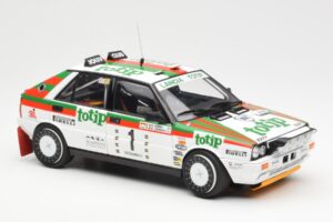 Lancia Delta HF 4WD #1 D. Cerrato Totip Rally Targa Florio 1987 Kyosho 1:18 08960C Metalli — kuva 6 / 8