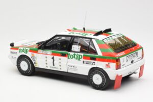 Lancia Delta HF 4WD #1 D. Cerrato Totip Rally Targa Florio 1987 Kyosho 1:18 08960C Metalli — kuva 7 / 8