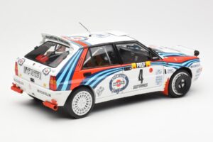 Lancia Delta HF Integrale Evo Martini #4 D. Auriol / B. Occelli Winner Rally Monte Carlo 1992 Kyosho 1:18 08348A Metalli — kuva 3 / 8