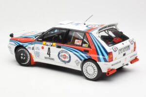 Lancia Delta HF Integrale Evo Martini #4 D. Auriol / B. Occelli Winner Rally Monte Carlo 1992 Kyosho 1:18 08348A Metalli — kuva 7 / 8