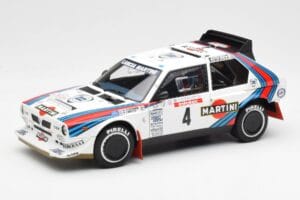 Lancia Delta S4 Martini #4 H. Toivonen / S. Cresto Rally Tour de Corse 1986 AUTOart 1:18 88620 Metalli