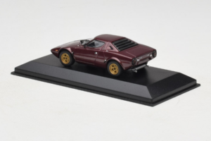 Lancia Stratos Burgundinpunainen Minichamps 1:43 LANCIA001 Metalli — kuva 3 / 4