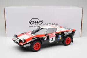 Lancia Stratos HF Gr.4 Musta #0 M. Alen / I. Kivimäki Rally San Remo 1978 Otto 1:12 G088 Hartsi — kuva 6 / 6