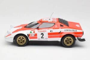 Lancia Stratos HF #2 J-B. Andruet / Biche Winners Tour de Corse 1974 Minichamps 1:18 155741702 Metalli — kuva 3 / 6