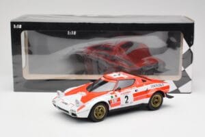 Lancia Stratos HF #2 J-B. Andruet / Biche Winners Tour de Corse 1974 Minichamps 1:18 155741702 Metalli — kuva 6 / 6