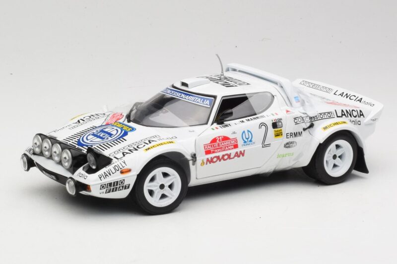 Lancia Stratos HF #2 Jolly Club A. Fassina / M. Mannini Rally Sanremo 1979 Sun Star 1:18 4510 Metalli
