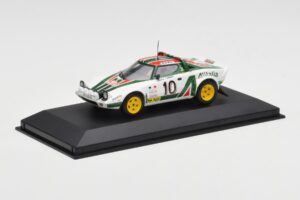 Lancia Stratos #10 Team Alitalia S. Munari / S. Maiga Rally Monte Carlo 1976 Minichamps 1:43 430761210 Metalli — kuva 2 / 4