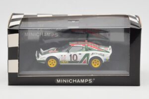 Lancia Stratos #10 Team Alitalia S. Munari / S. Maiga Rally Monte Carlo 1976 Minichamps 1:43 430761210 Metalli — kuva 4 / 4