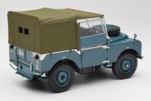 Land Rover 88 Series I Vaaleansininen Minichamps 1:18 150168907 Metalli — kuva 3 / 8