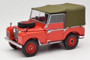 Land Rover 88 Series I Punainen Minichamps 1:18 150168910 Metalli