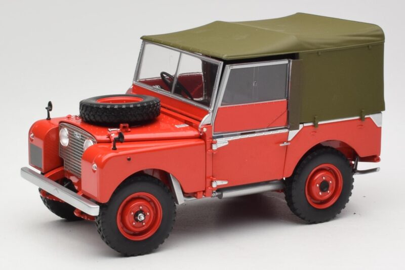 Land Rover 88 Series I Punainen Minichamps 1:18 150168910 Metalli