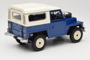 Land Rover Lightweight Series III Tummansininen BoS Models 1:18 BOS382 Hartsi — kuva 2 / 6