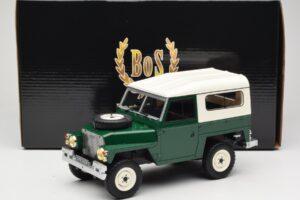 Land Rover Lightweight Series III Hard Top Tummanvihreä BoS Models 1:18 BOS355 Hartsi — kuva 6 / 6