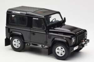 Land Rover Defender 90 Santorini Musta Metallinen Kyosho 1:18 08901BK Metalli — kuva 6 / 8