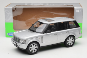 Land Rover Range Rover L322 Hopea Welly 1:18 12536W Metalli — kuva 8 / 8