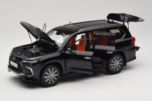 Lexus LX570 J200 Musta LCD 1:18 LCD18010-BL Metalli — kuva 2 / 8