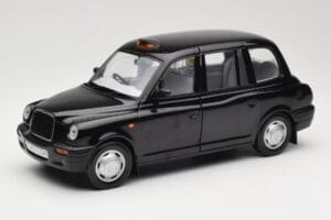 London Taxi TX1 Musta Sun Star 1:18 1120 Metalli