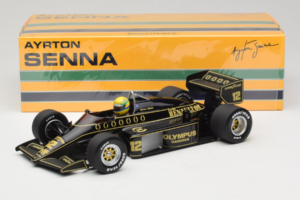 Lotus 97T Renault #12 A. Senna Team Lotus 1985 Minichamps 1:18 540851812 Metalli — kuva 7 / 7