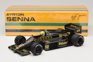 Lotus 98T Renault #12 A. Senna Team Lotus 1986 Minichamps 1:18 540861812 Metalli — kuva 7 / 7