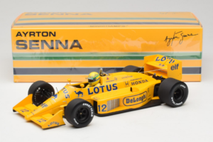 Lotus 99T Honda #12 A. Senna Team Lotus 1987 Minichamps 1:18 540871812 Metalli — kuva 7 / 7