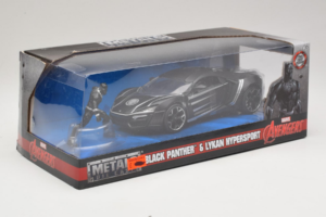 Lykan HyperSport Black Panther Figuuri Mukana Metals Diecast 1:24 99723 Metalli — kuva 2 / 3